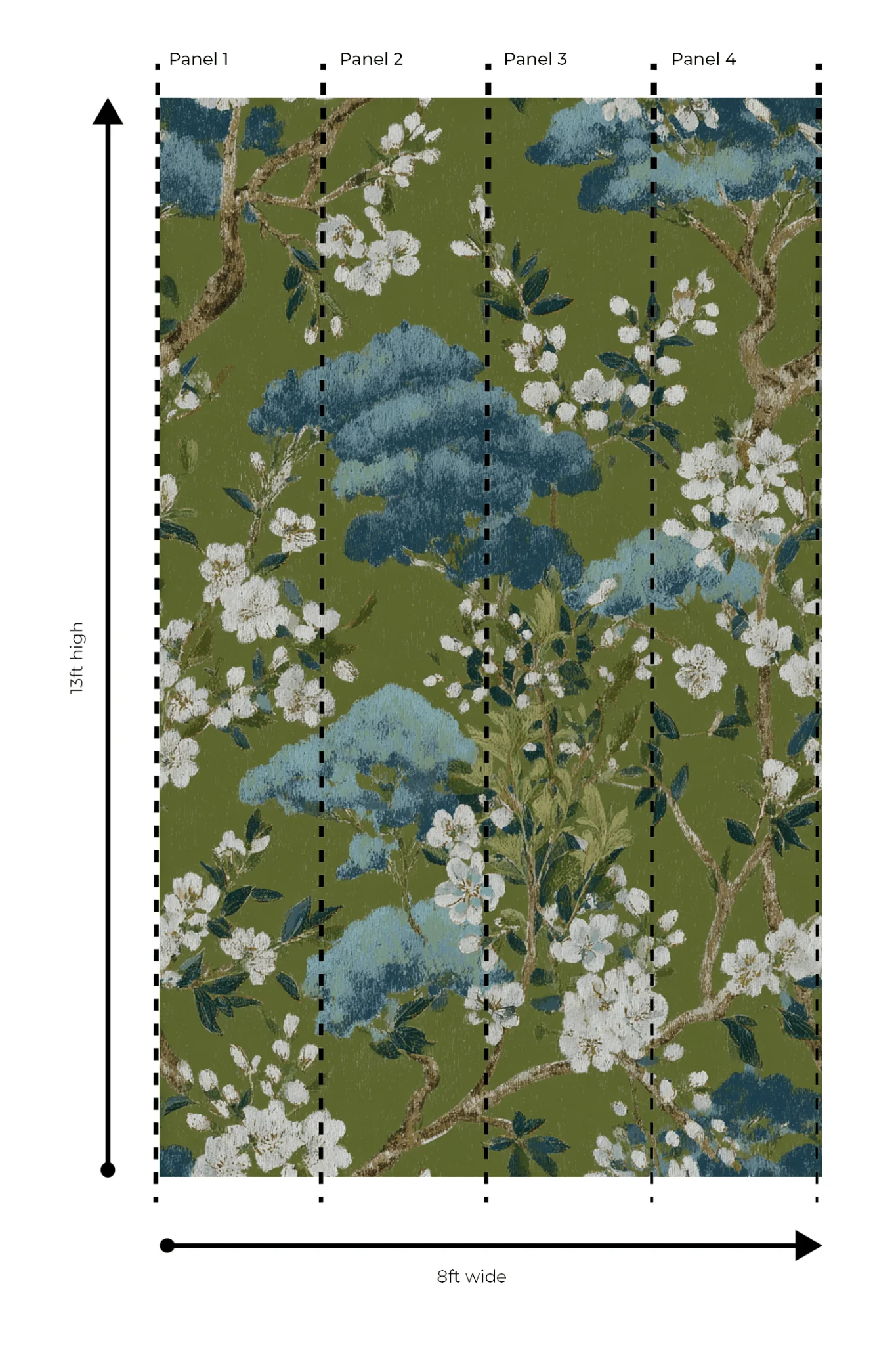 Chateau Green - Wall Mural - Image 3