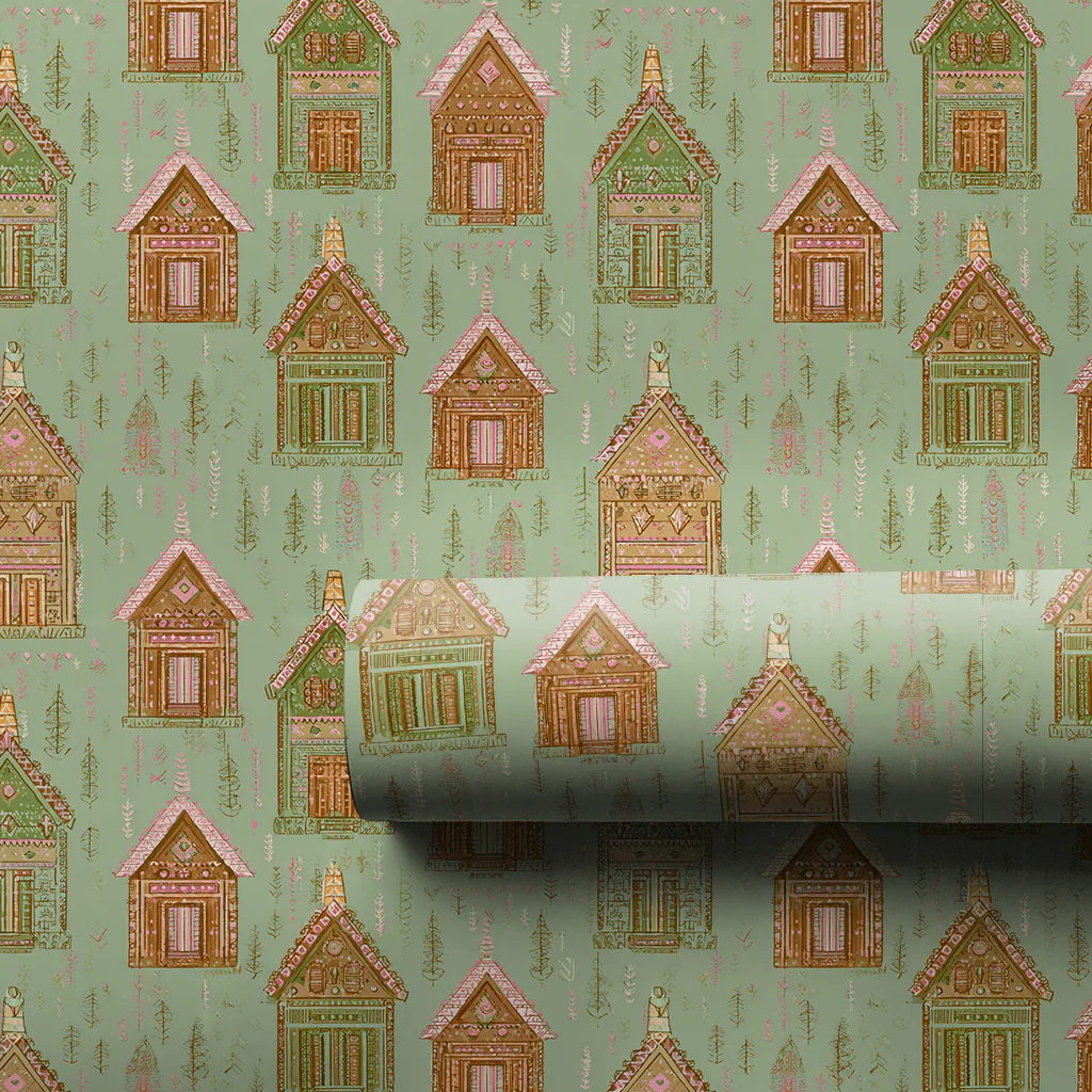 Frosted Laurel - Wrapping Paper - Image 3